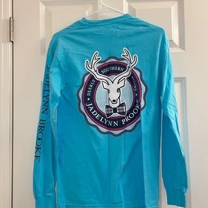 OG Jadelynn Brooke Preppy T-shirt Blue Small